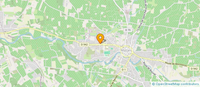 localisation de l'entreprise LOU GAU  MAZAN