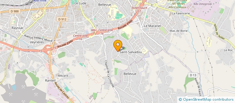 localisation de l'entreprise LOU GIBASSIE à ALBI