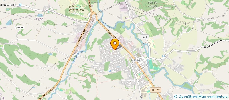 localisation de l'entreprise LOU GRAILLOU  PAVIE