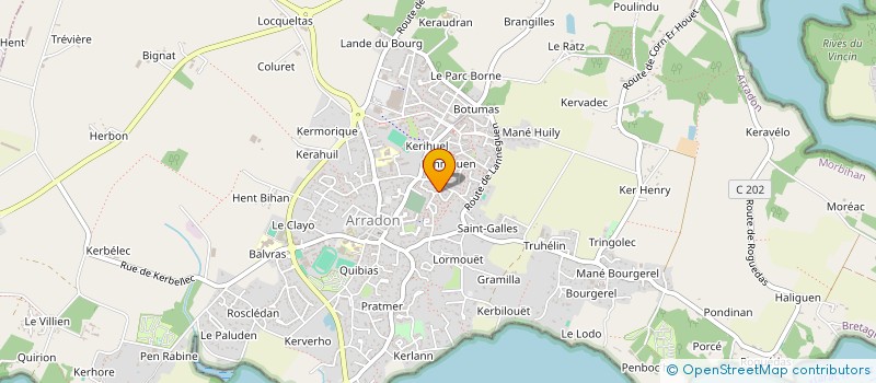 localisation de l'entreprise LOU GUERIN à ARRADON