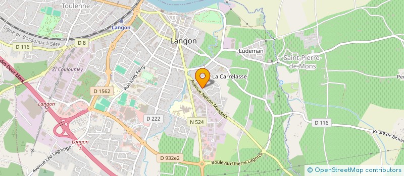 localisation de l'entreprise LOU HASAN  LANGON