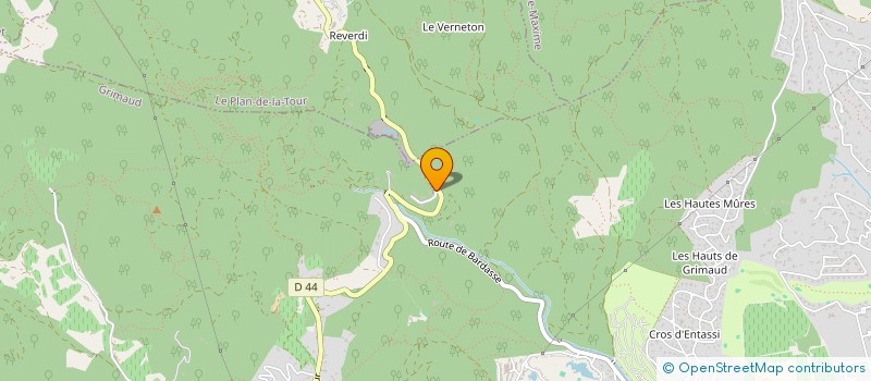 localisation de l'entreprise LOU & HOMES à GRIMAUD