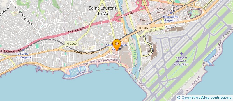 localisation de l'entreprise LOU JE  SAINT-LAURENT-DU-VAR