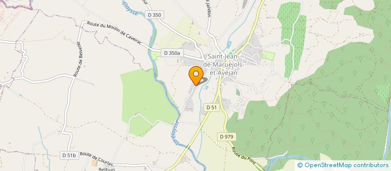 localisation de l'entreprise LOU KEVINOU  ST-JEAN-DE-MARUEJOLS-ET-AVEJAN