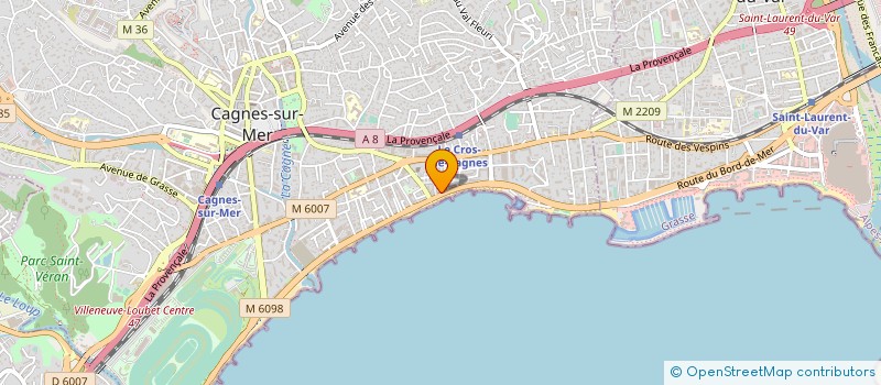 localisation de l'entreprise LOU LAMPARO à CAGNES-SUR-MER