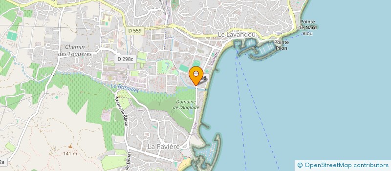localisation de l'entreprise LOU LAVANDOU à LE LAVANDOU