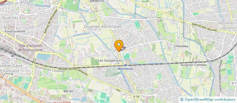 localisation de l'entreprise LOU MANESCAU  AVIGNON