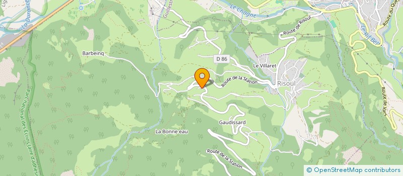 localisation de l'entreprise LOU MARE  RISOUL