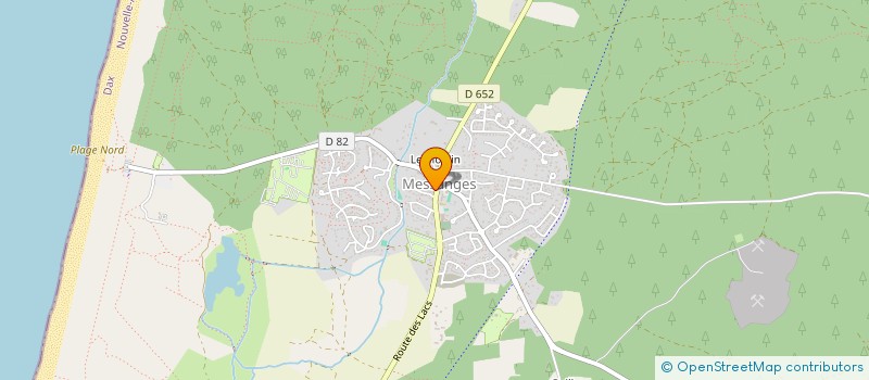 localisation de l'entreprise LOU MARENSIN VOLLEY CLUB MESSANGES  MESSANGES