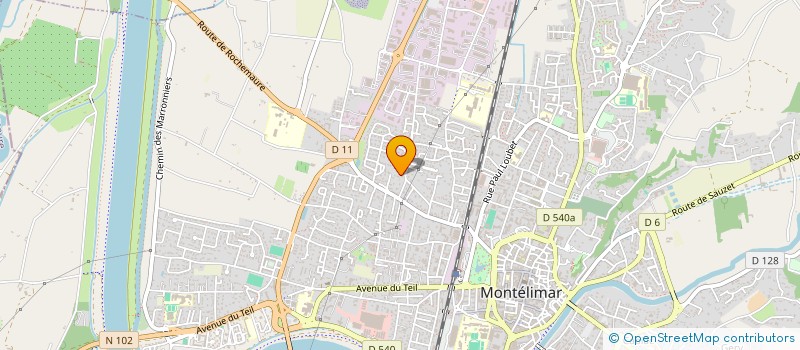 localisation de l'entreprise LOU-MARGILA à MONTELIMAR