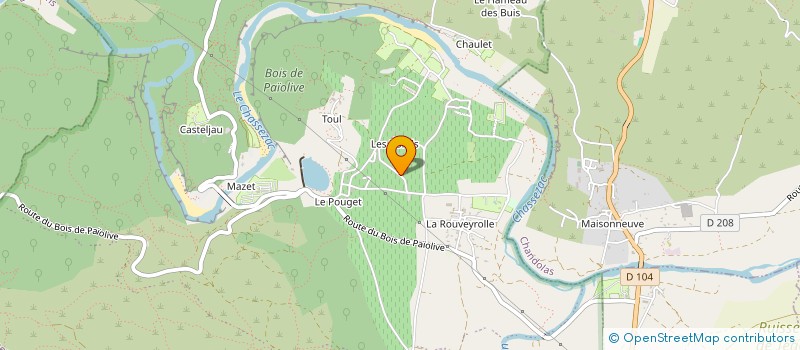 localisation de l'entreprise LOU MAS à BERRIAS-ET-CASTELJAU