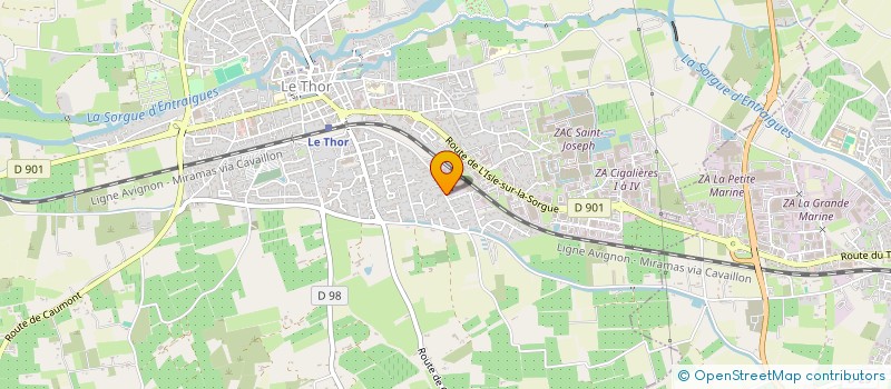 localisation de l'entreprise LOU MASCO  LE THOR