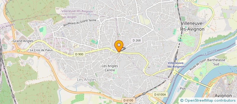 localisation de l'entreprise LOU MAZET à LES ANGLES