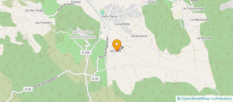 localisation de l'entreprise LOU MERCA BIO à LA VERDIERE