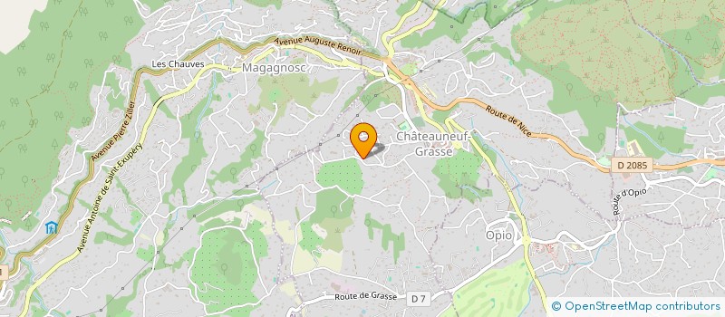 localisation de l'entreprise LOU MIRADOU  CHATEAUNEUF-GRASSE