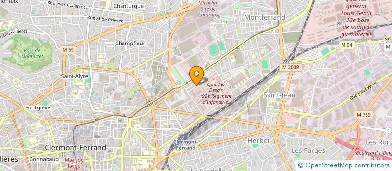 localisation de l'entreprise LOU MIRAFLOU  CLERMONT-FERRAND