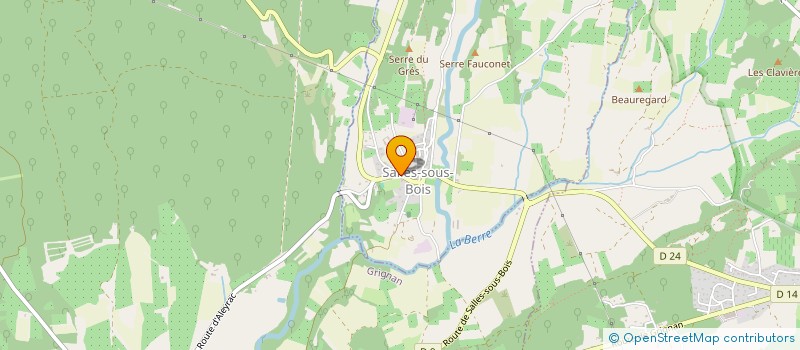 localisation de l'entreprise LOU MISTRAU  SALLES-SOUS-BOIS