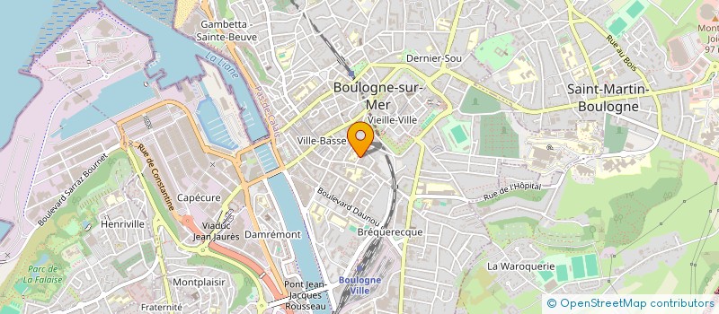 localisation de l'entreprise LOU MONTAL  BOULOGNE-SUR-MER