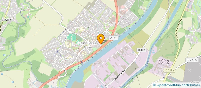 localisation de l'entreprise LOU MOTTAIS  BLAINVILLE-SUR-ORNE