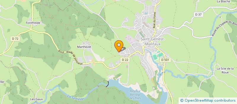 localisation de l'entreprise LOU MOUVI  SAINT-GENEST-MALIFAUX