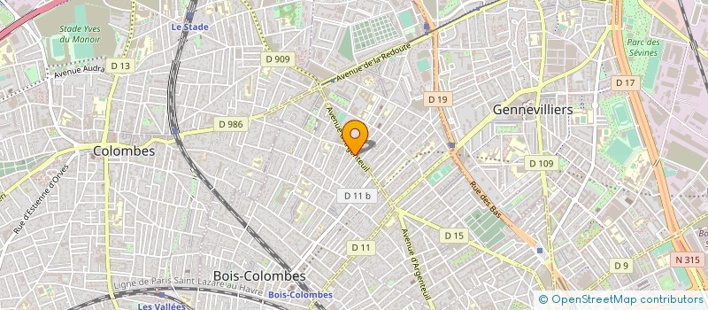 localisation de l'entreprise LOU NA à BOIS-COLOMBES
