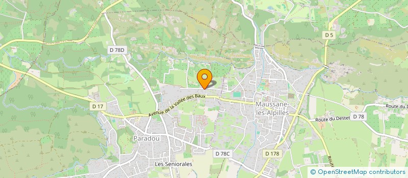 localisation de l'entreprise LOU OLIVIE  PARADOU