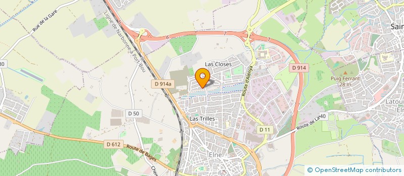 localisation de l'entreprise LOU ONE  ELNE