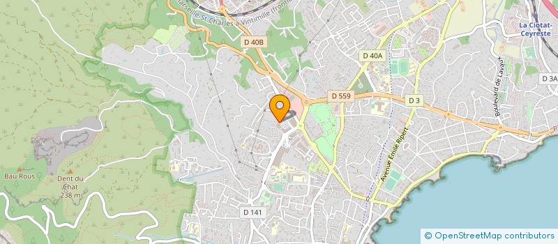 localisation de l'entreprise LOU OPTIC à LA CIOTAT