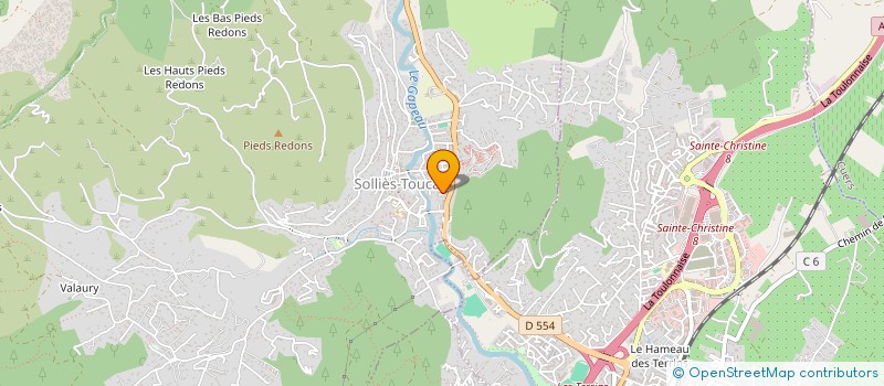 localisation de l'entreprise LOU PAN DE MESTRE ALAIN  SOLLIES-TOUCAS