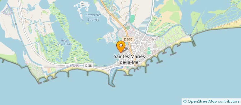 localisation de l'entreprise LOU PANTAI à SAINTES-MARIES-DE-LA-MER