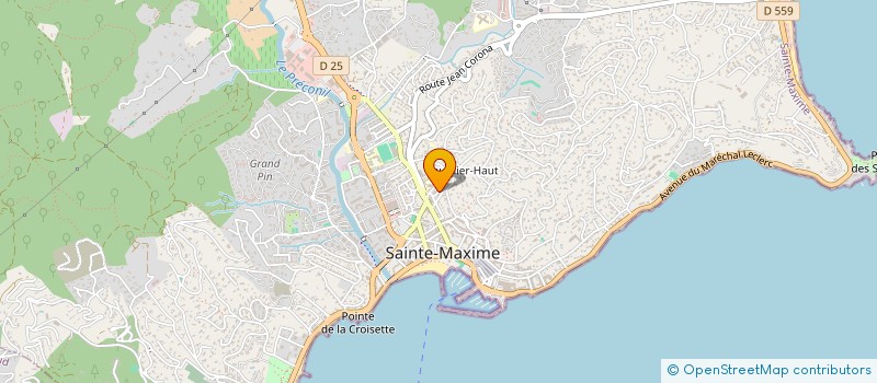 localisation de l'entreprise LOU PAOUVADOU CLUB HOTEL à SAINTE-MAXIME