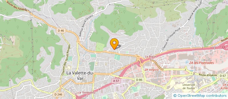 localisation de l'entreprise LOU PAPE à LA VALETTE-DU-VAR