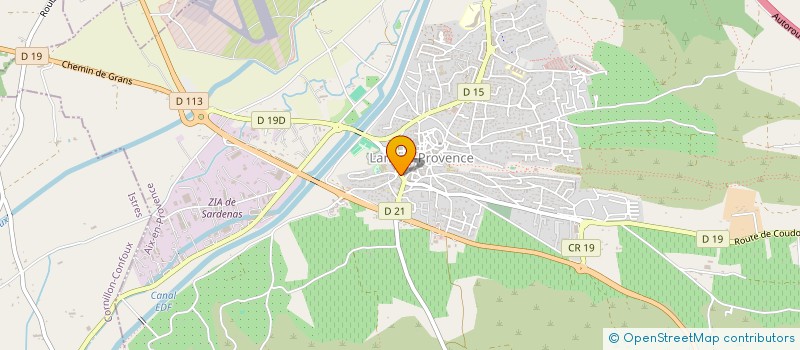 localisation de l'entreprise LOU PESTRIN PROUVENCAU  LANCON-PROVENCE