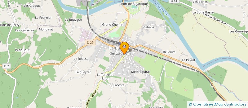 localisation de l'entreprise LOU PICATA  LE BUISSON-DE-CADOUIN