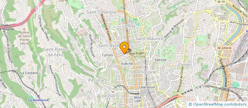 localisation de l'entreprise LOU PIGNATOU  NICE