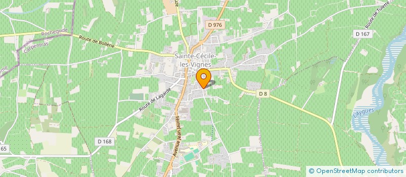 localisation de l'entreprise LOU PLATANE  SAINTE-CECILE-LES-VIGNES