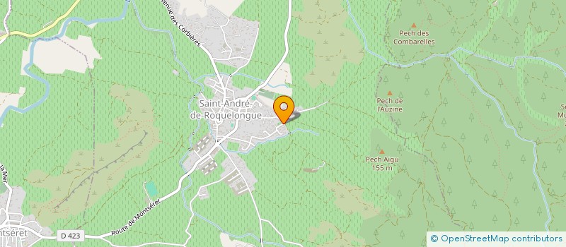 localisation de l'entreprise LOU POURCELOU  JONCELS