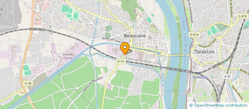 localisation de l'entreprise LOU RECALIEU à BEAUCAIRE