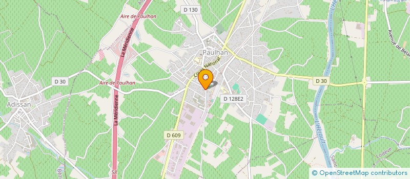 localisation de l'entreprise LOU RECANTOU à PAULHAN