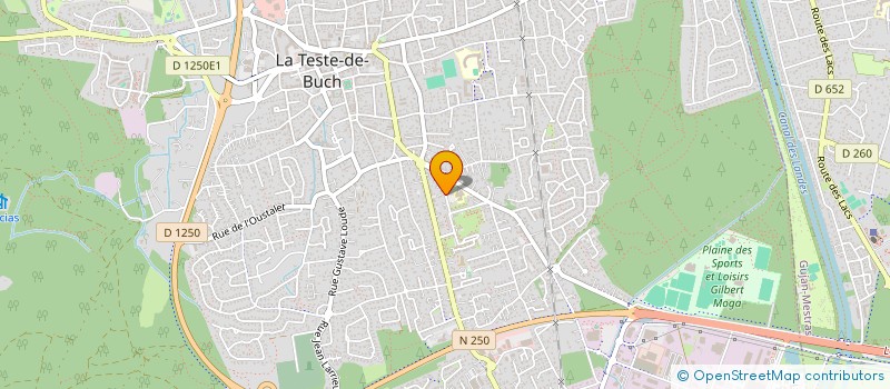 localisation de l'entreprise LOU RECATI  LA TESTE-DE-BUCH