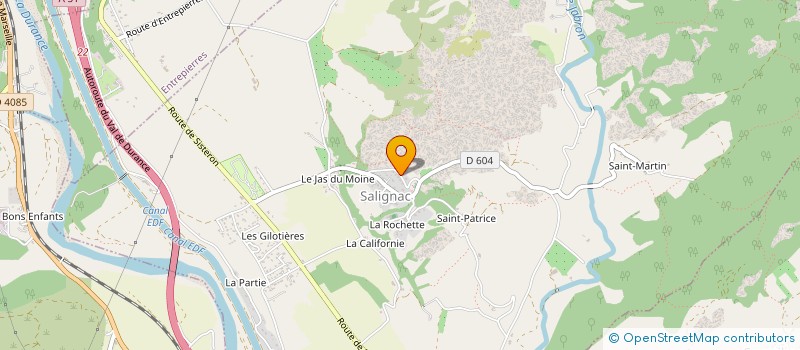 localisation de l'entreprise LOU RIOU  SALIGNAC