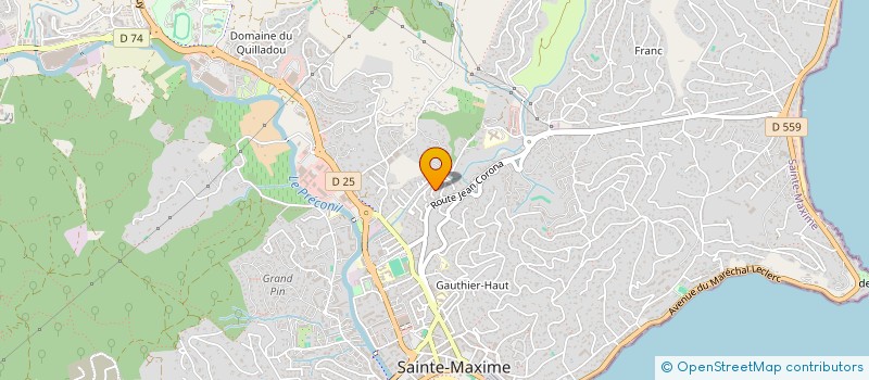 localisation de l'entreprise LOU RIOU à SAINTE-MAXIME