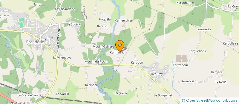 localisation de l'entreprise LOU ROTZINGER EDITION  LANGUIDIC