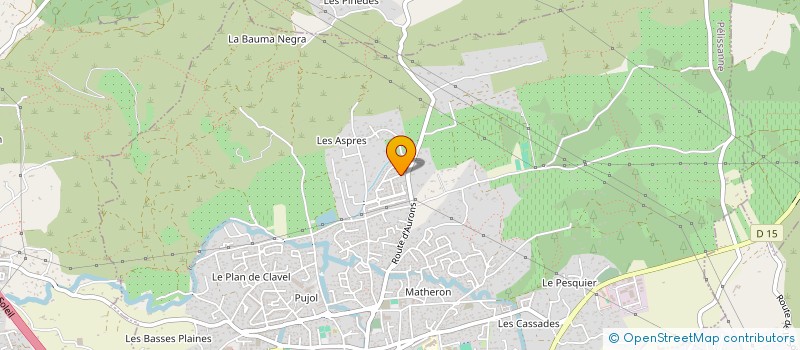 localisation de l'entreprise LOU ROUCAS  PELISSANNE