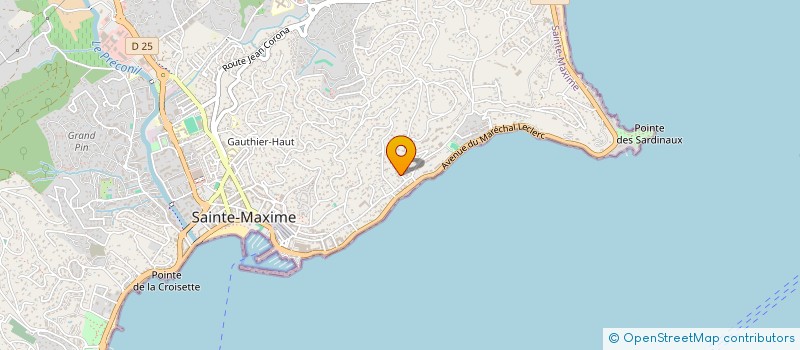 localisation de l'entreprise LOU ROUVE à SAINTE-MAXIME