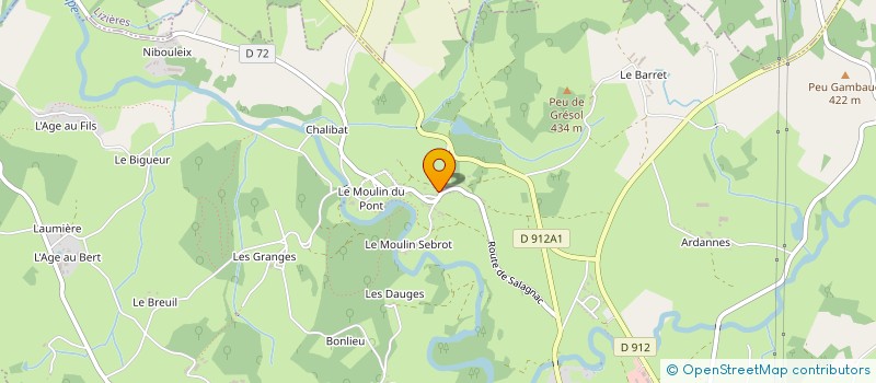 localisation de l'entreprise LOU SALAGNA  LE GRAND-BOURG