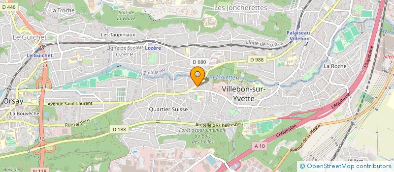 localisation de l'entreprise LOU SANSSOUCIS à VILLEBON-SUR-YVETTE