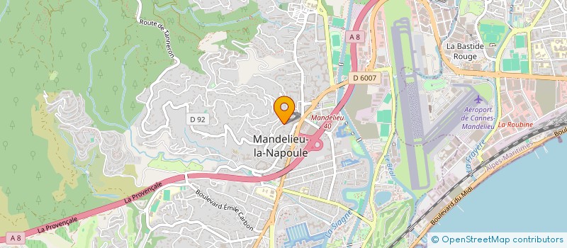 localisation de l'entreprise LOU SANTOUN à MANDELIEU-LA-NAPOULE