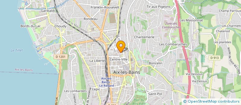 localisation de l'entreprise LOU SAVOIE  AIX LES BAINS