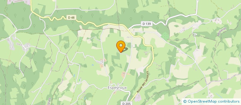 localisation de l'entreprise LOU SECADOU  ESPEYROUX